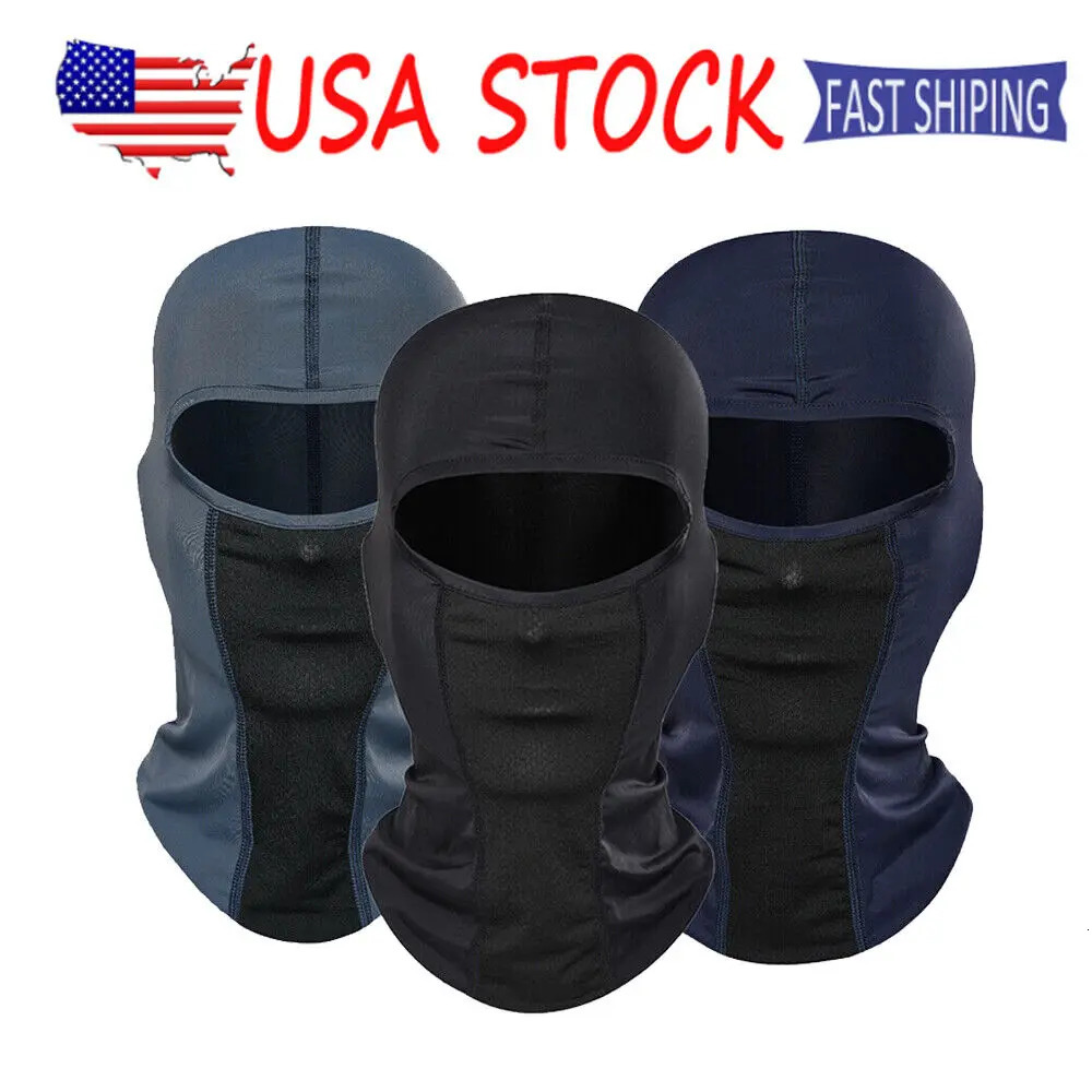 Tactical Balaclava Cooling Motorcycle Face Mask Men Women Cycling Face Cover Mask UV Protection Neck Face Protect Scarf 250624