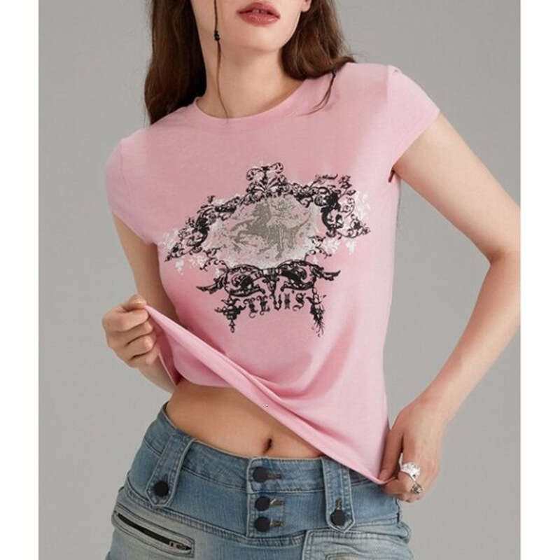 Spring New "Multiple Colors And Sizes" Printed Women's T-Shirt B5