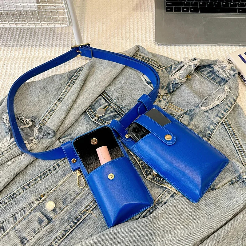 Women Waist Bags Fashion Phone Bag Waist Pack High Quality PU Shoulder Crossbody Chest Bag Lady Belt Fanny Packs 250623