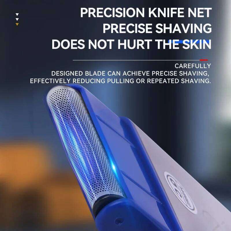 Kemei KM T100 Portable Mini Electric Reciprocating Single Foil Men's Beard Trimmer Shaver