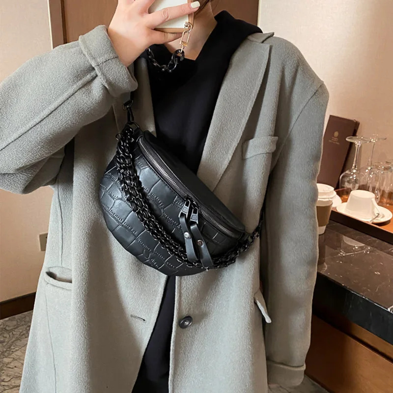 Crossbody Chest Bag Winter Women Waist Bag Phone Pack High Grade Chest Pack Female Shoulder Bags Purse 250623