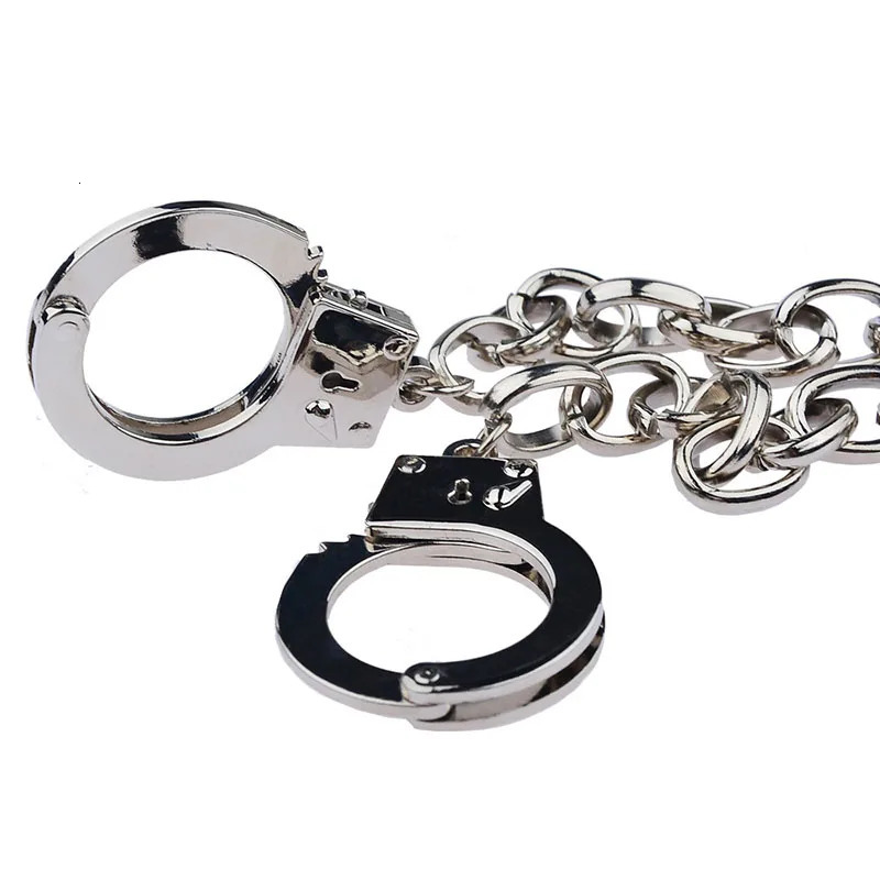 Unisex Adjustable Toe Lock Metal Chain Thumb Handcuffs BDSM Hand Foot Restraint Cuffs Erotic Sex Toys for Women Men 250624