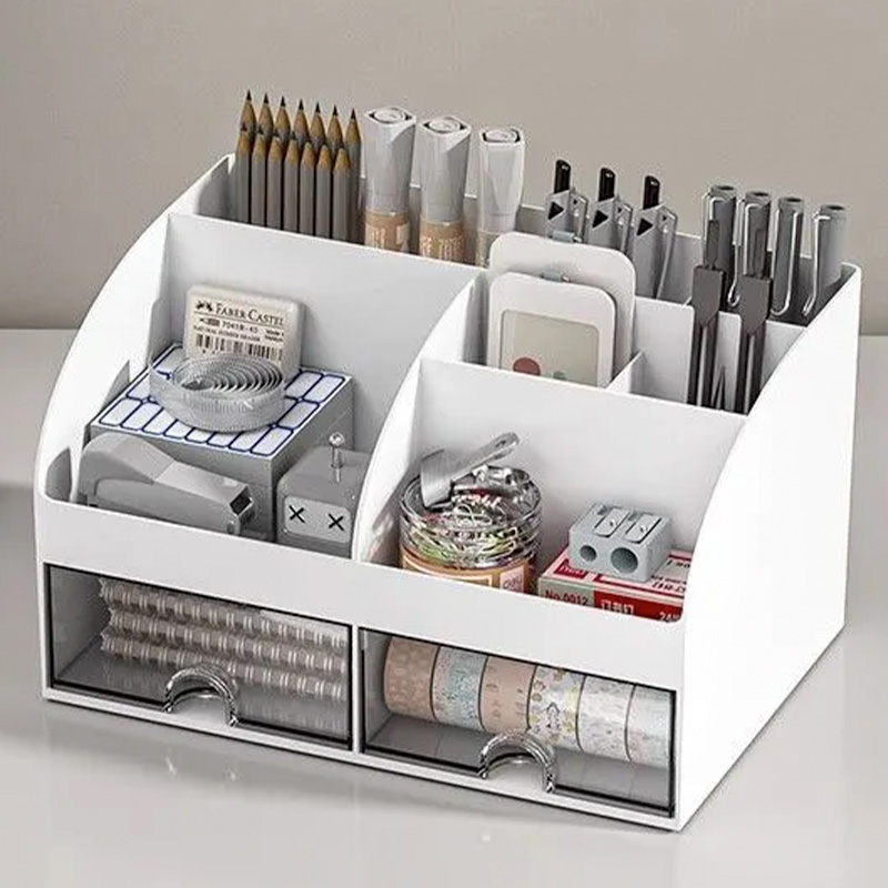 minimalist desktop storage box suitable for office and learning scenarios