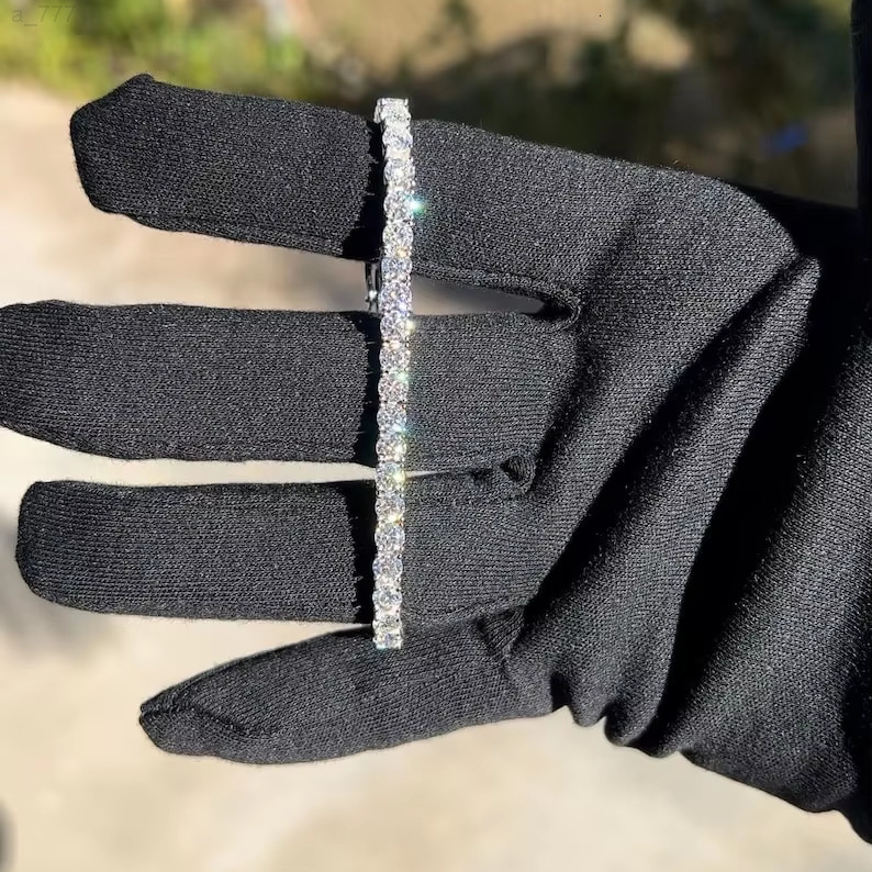 Hip Hop Jewelry Miami Bubble Cuban Link Chain Bracelet for Men Iced Out Diamond 20mm Cuban Bracelet 18k Real Gold Plated