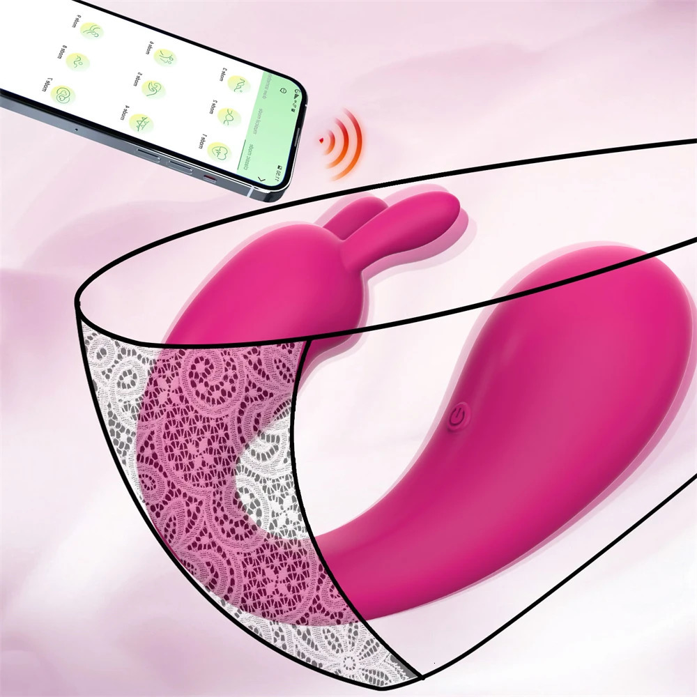 Rabbit Vibrating Egg APP Remote Control Wearable Vibrator Clitoris Stimulator G Spot Massager Female Masturbation Sex Toys 18 250624