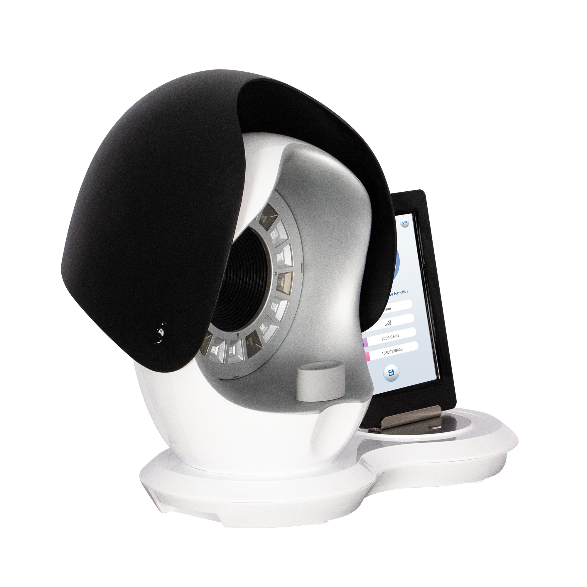 New 15.6 inch 3D Facial Skin Analysis Machine Upgrade 8 Spectral Imaging Technology Skin Analyzer Face Moisture Detection