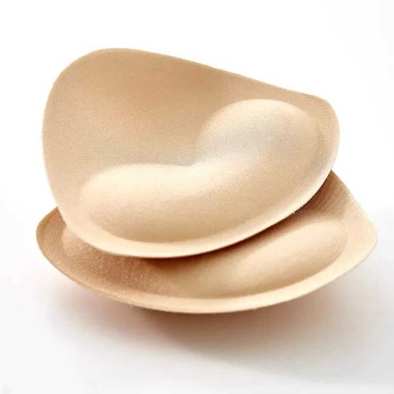 2Pcs Bikini Bra Pads Triangle Cups Chest Push Up Insert Foam Pads For Swimsuit Padding Accessories Removeable Enhancer Bra Pads W250624