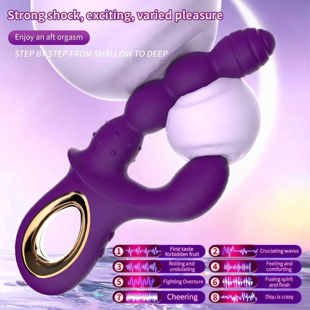 Powerful Vibrator for Women Dildo AV Wand 2 in 1 G Spot Clitoris Stimulator Vagina Massager Female Masturbator Adult Sex Toys W250624
