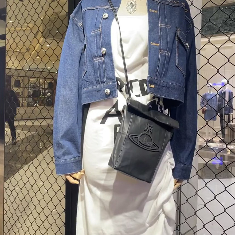 Free shipping designer bag 2025 Spring Summer New Casual Versatile Simple Dark Planet Phone Bag Shoulder Bag Crossbody Bag Small Personality Trend