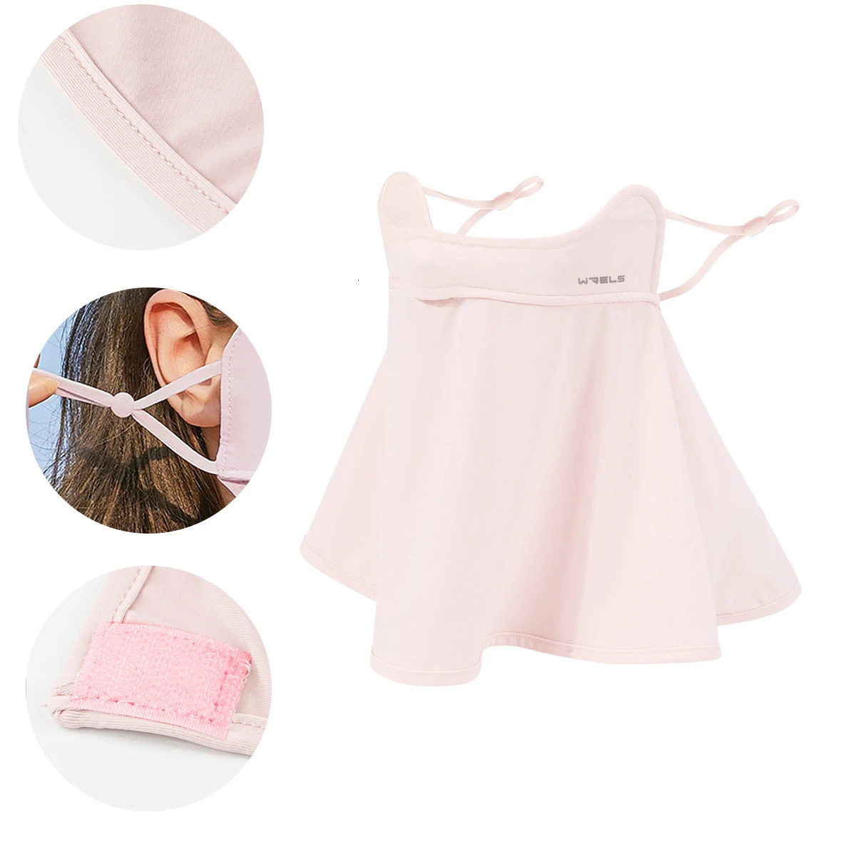 WRELS UV Protection Outdoor Neck Wrap Cover Sports Sunscreen Ice Silk Mask Breathable Face Cover Neck Wrap Cover Cycling Camping 250624