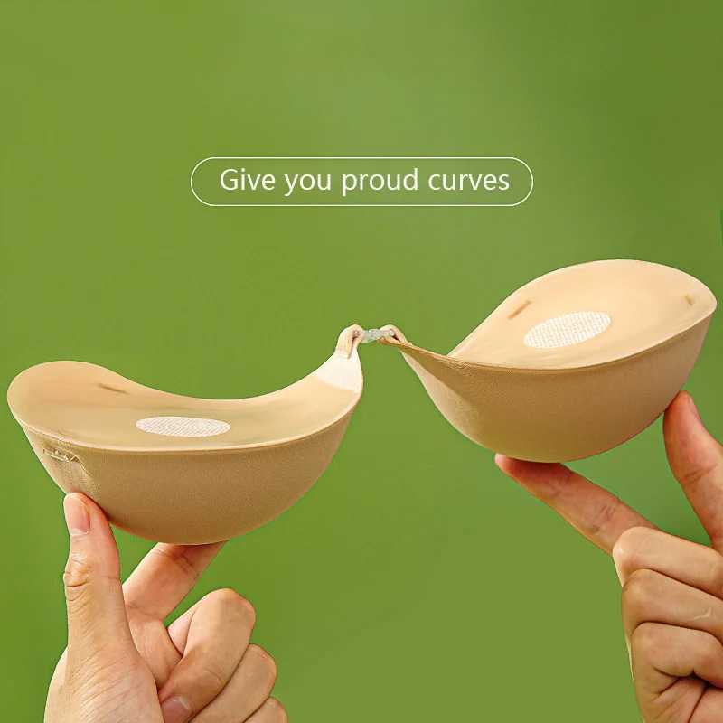 Breast Augmentation Bra 5cm Thick Adhesive Padded Bra Reusable Invisible Breast Stickers for Small Breasts W250624