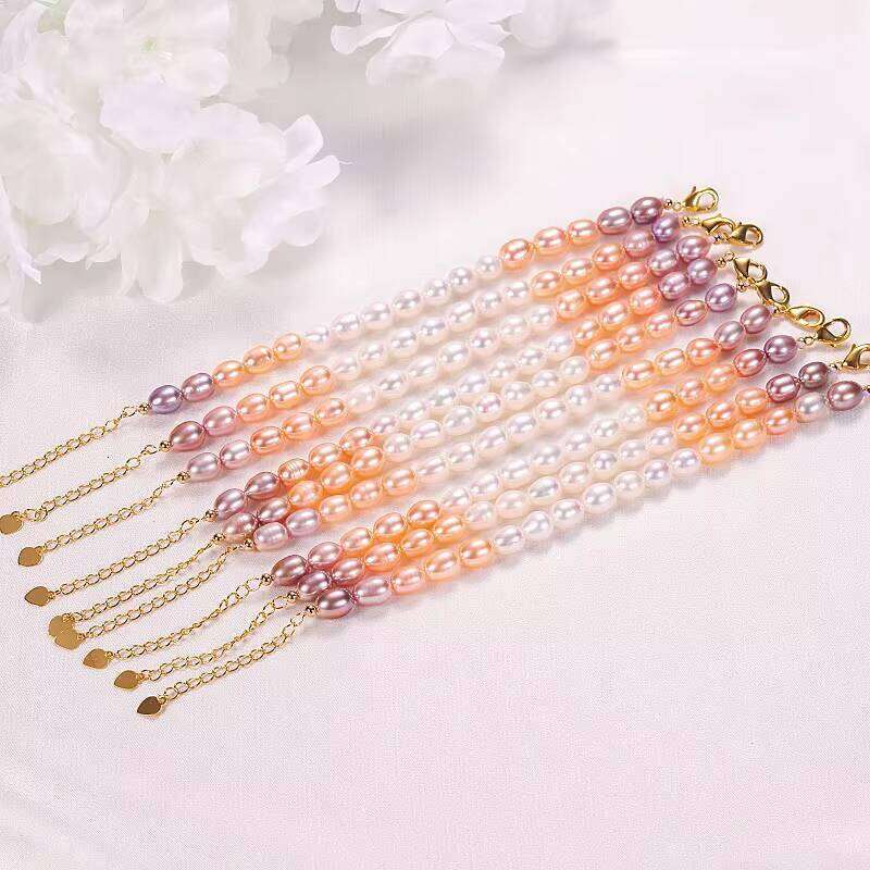 DHCollections Manufacturer Direct Sale Fashion Multi-Layer Beads Bracelet Adjustable Freshwater Pearl Beaded Bracelets