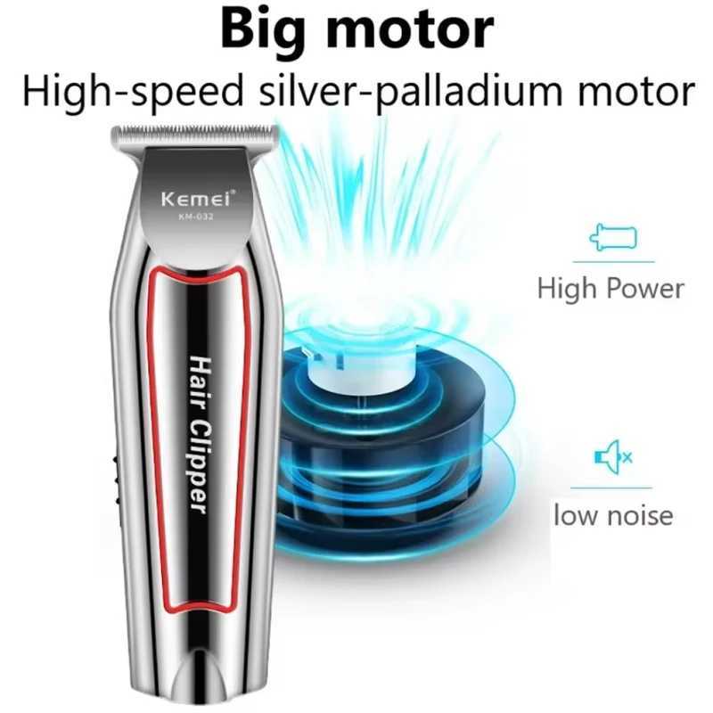 Kemei Professional Hair Trimmer Electric Beard Trimmer For Men Hair Clipper Hair Cutter Machine Haircut Grooming Kit KM-032 XJ250624