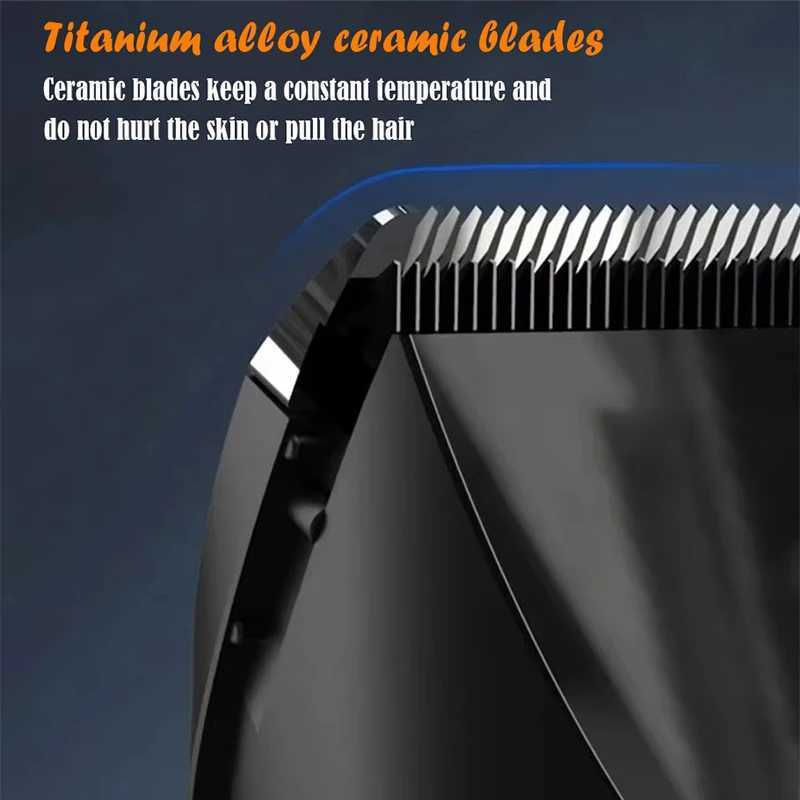 Mi Hair Clipper Professional Electric Trimmer For Men With LED Screen Washable Rechargeable Titanium Alloy Blade WirelessXJ250624