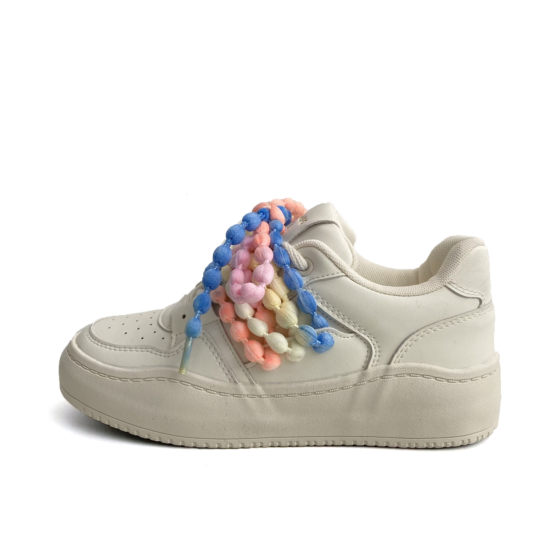 Designer casual shoes 2025 Melard Candy Women's Colorful Dopamine Skate Spring Back-to-School Casual White Shoes