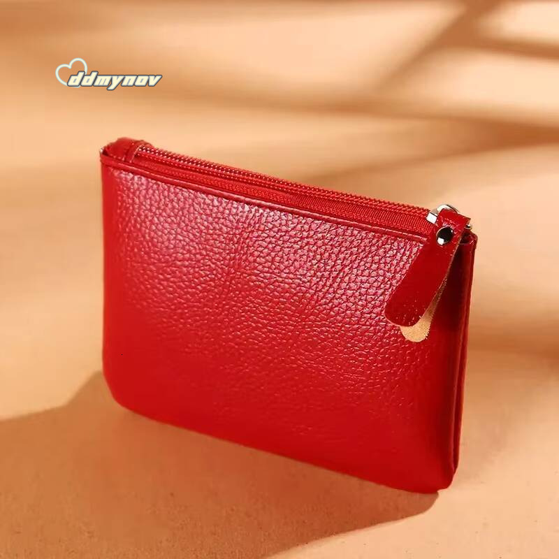 New Mini Wallet Luxury Brand Designer Women Coin Purse Red Black Female PU Leather Small Hand Bag Cash Pouch Card Holder ddmynov