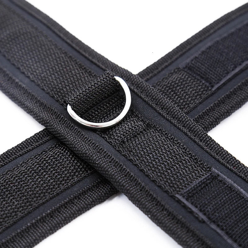 Black Nylon Sponge Cross Fixed Bdsm Handcuffs For Sex Toys For Woman Couples Bdsm Bondage Restraints Gear Sexy Accessories 250624