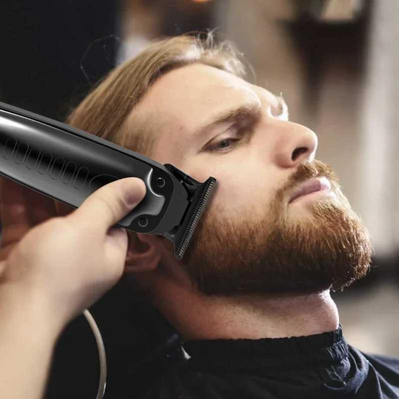 Kemei Professional Hair Trimmer For Men Electric Beard Hair Clipper Haircut Kit Barber Machine Rechargeable XJ250624