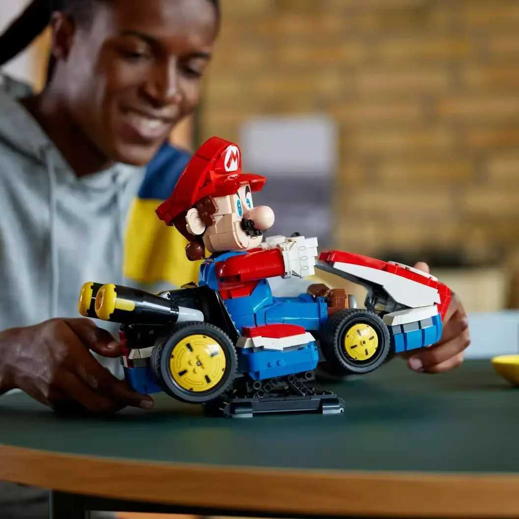 Creative Cartoon 72037 Kart Super Bro Game Assembly Toys 1972 Pieces Racing Toys Christmas Gifts Birthday Gifts R250624