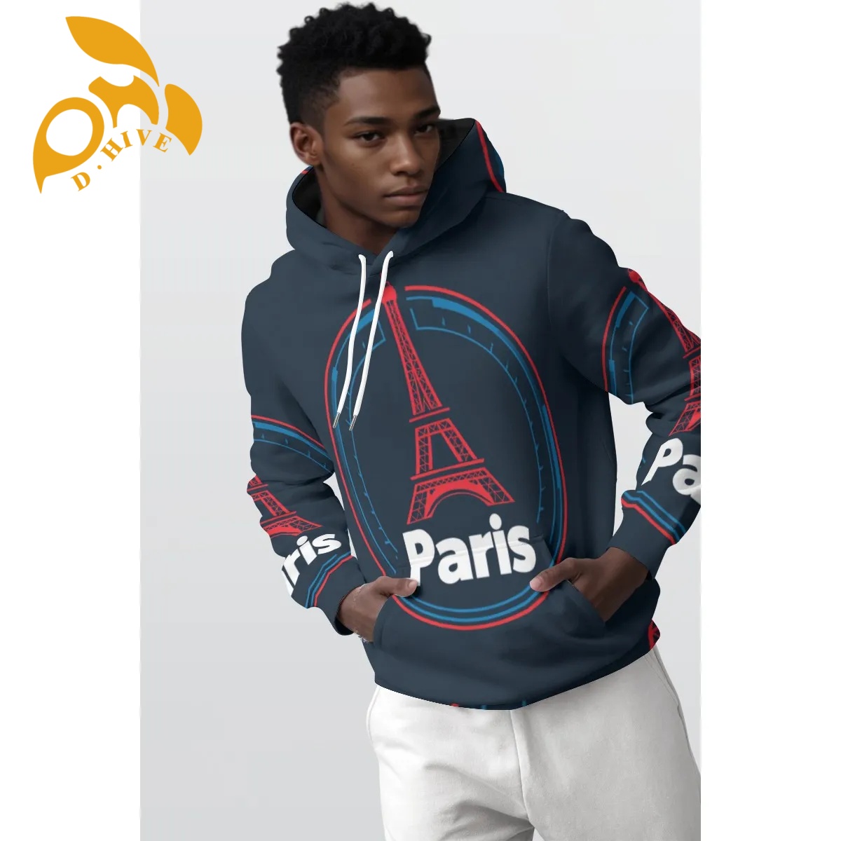 free shipping customized definition new design All-Over Print for Men's Hoodies & Sweatshirts high quality soft