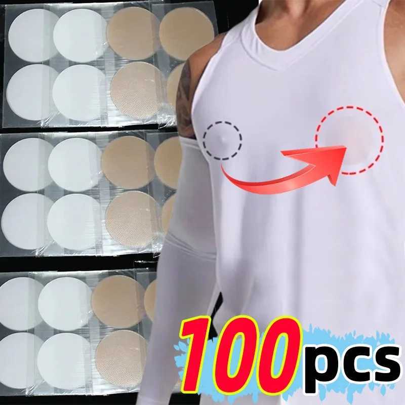 Men Invisible Disposable Chest Patch Summer Anti Friction Bras Shirts Anti Convex Point Running Protect Nipples Chest Stickers W250624