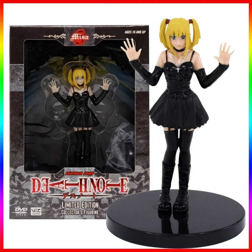 12CM Anime Death Note Misa Amane Figure Doll Model Toy Car Death Note L Killer Collectible Action Figure Gift For Fans New M250624