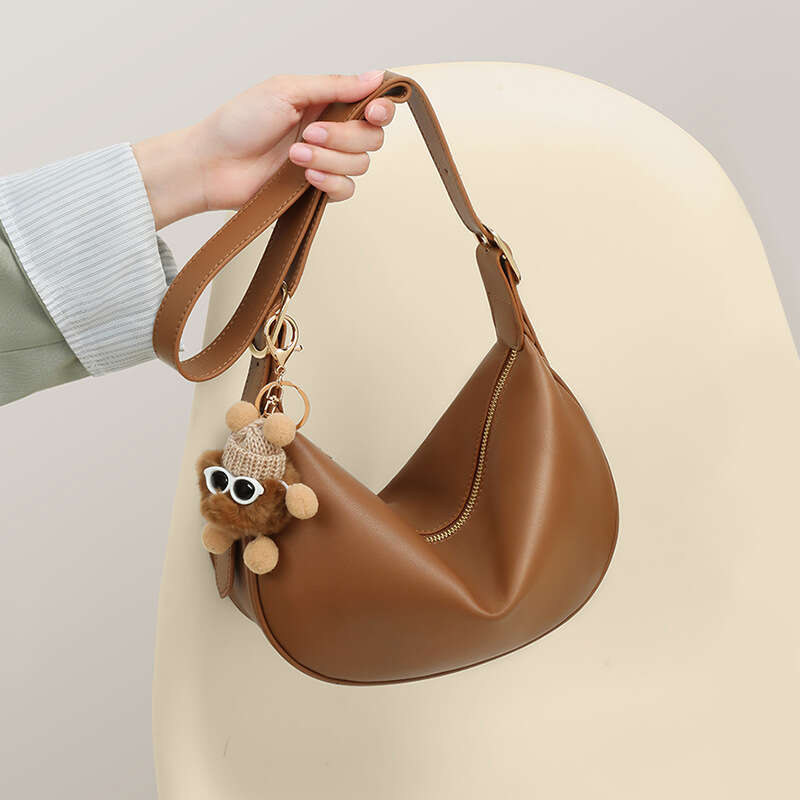 Designer Bag For Women Summer New Crossbody Versatile High Quality Texture Niche Genuine Leather Dumpling Bag Handbag