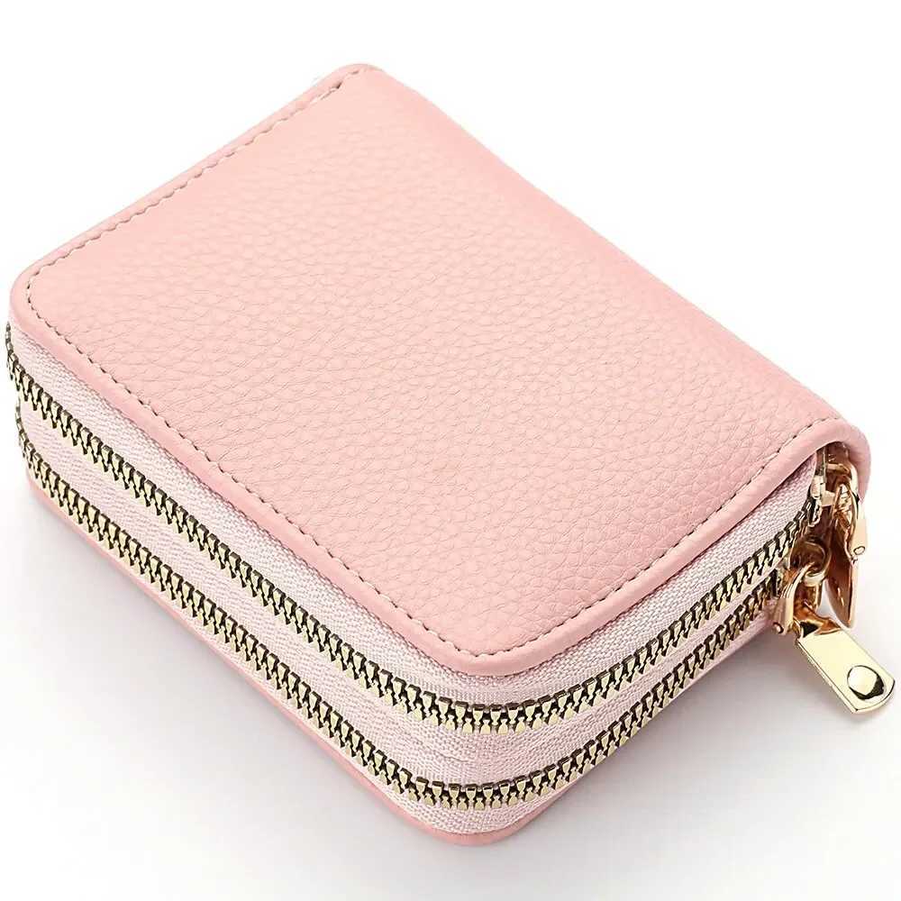 Women Wallet Zipper Short Style Purse Lychee Pattern Solid Color Fi Large Capacity Multi Card Slot Coin Purse with ZipperXJ250624
