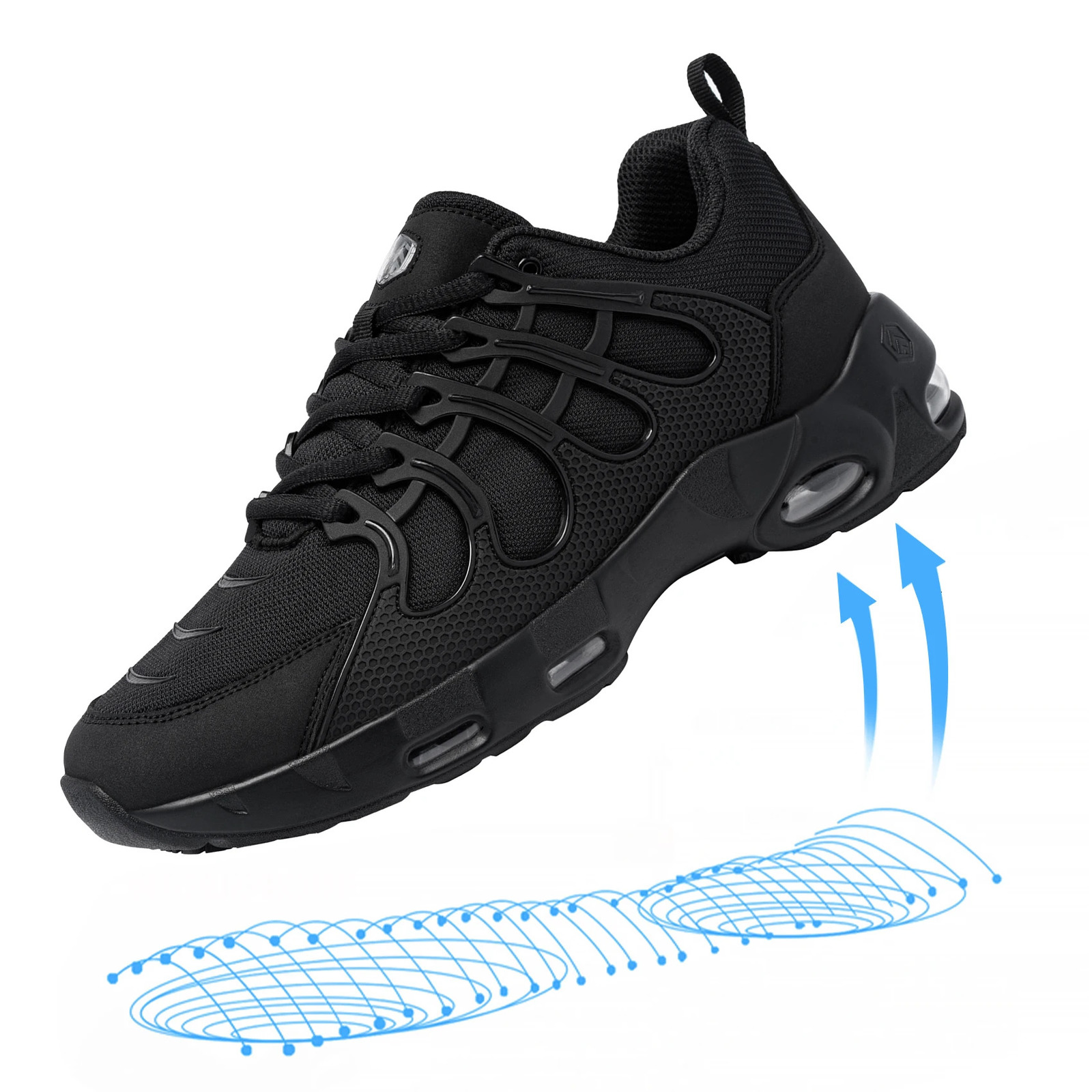 LARNMERN Mens Non Slip Chef Shoes Sports Shoe Casual Comfortable Walking Kitchen Breathable Air Cushion Wide Width Sneakers 250624