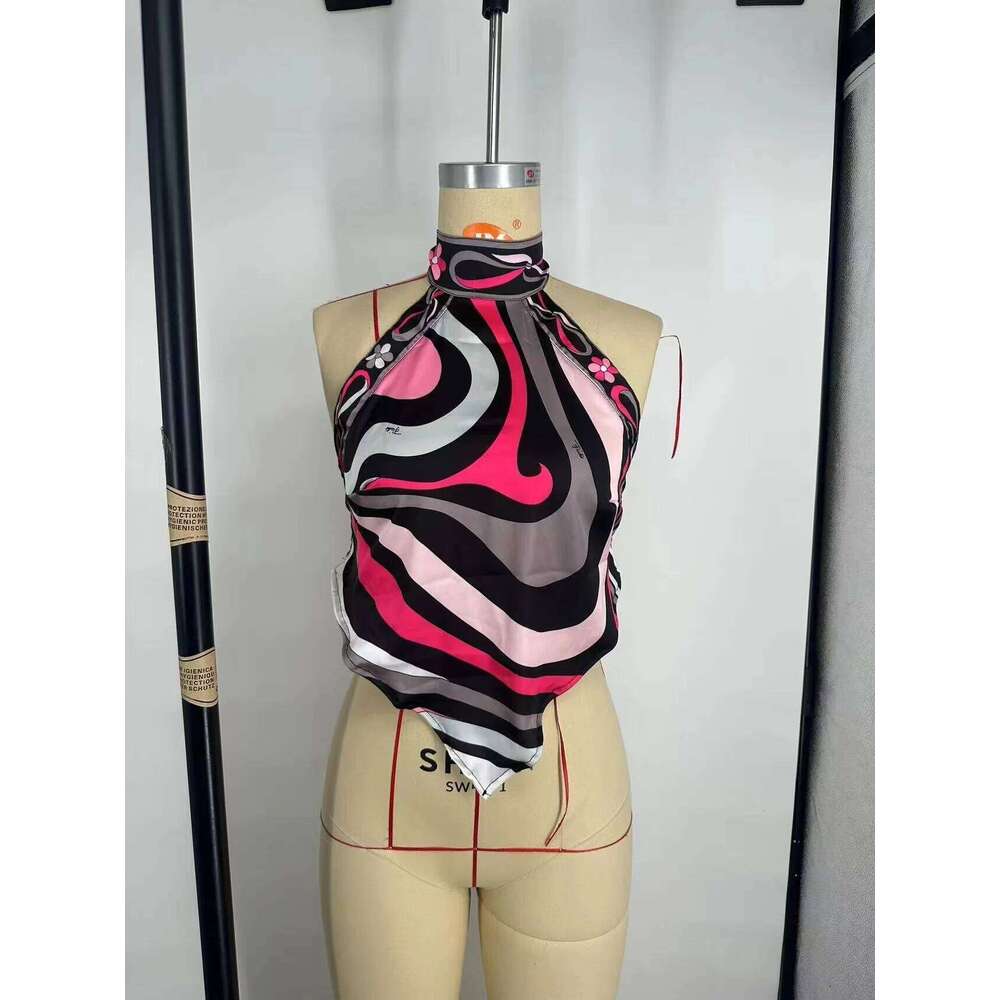 Design Women's green Strapless Silk Swimsuit Designer Brand Lady Sexy Bikinis Tops