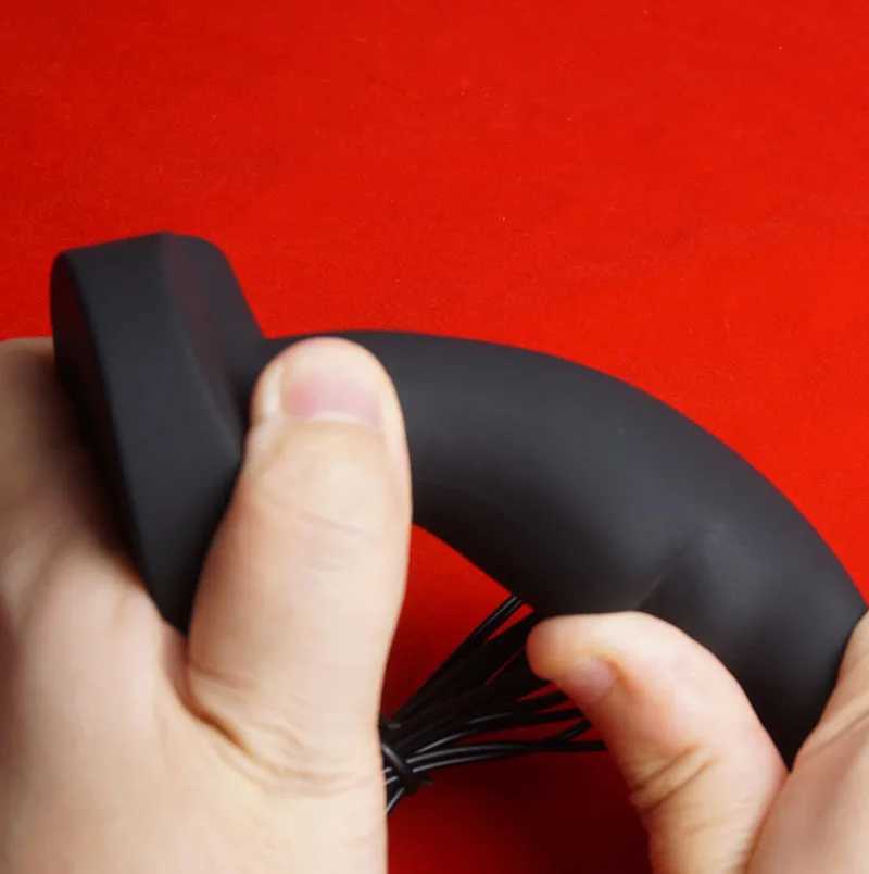 Estim E-stim Anal Plug BDSM Electro Ripples and Curves Butt Plugs Electrosex Dildo Electric Sex Toys Prostate Massager W250624