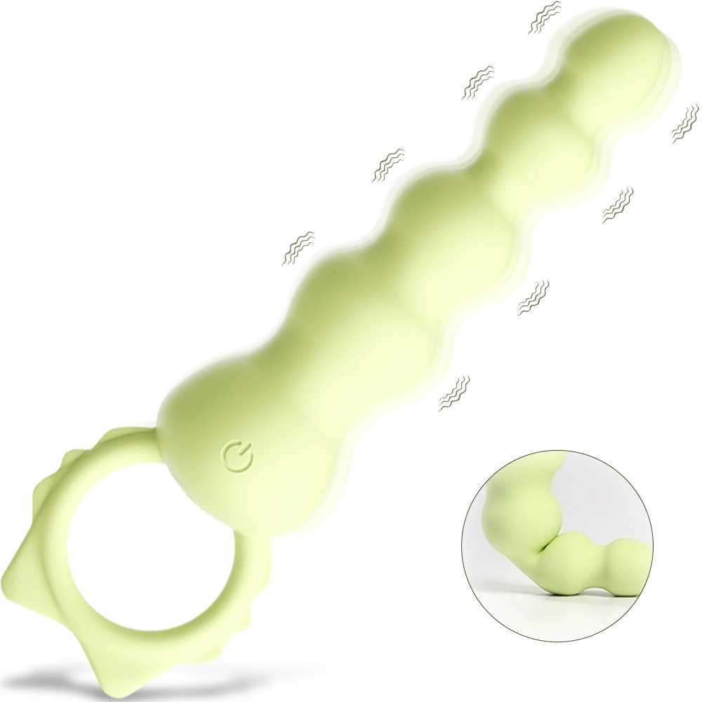 10 Speeds Anal Beads Vibrator Butt Plug for Women Vagina Balls Dilator Sex Toys for Men Adult Toy Prostate Massager Masturbator W250624