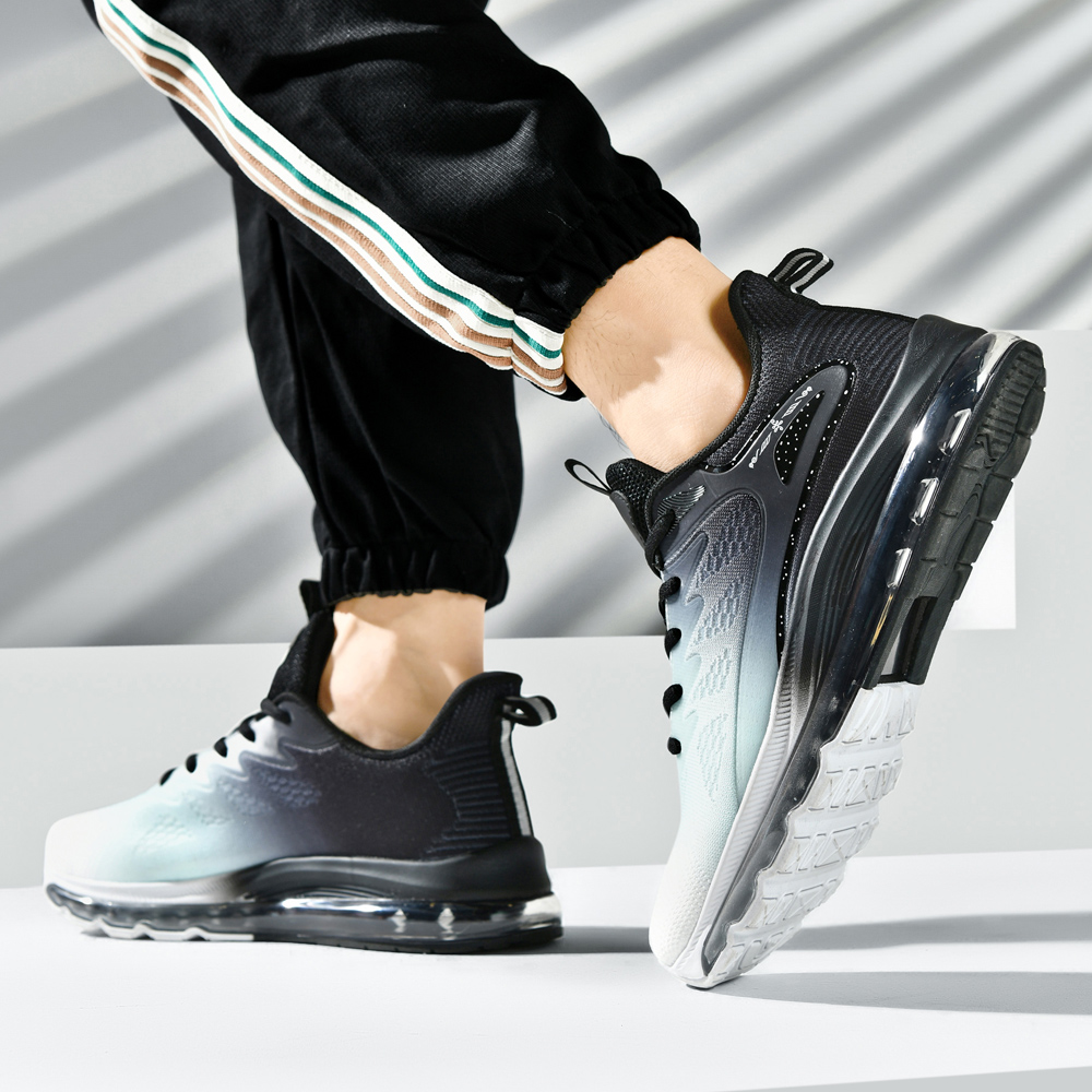 6662-New Men's Running Shoes Air Cushion Sneakers Fitness Sports Tennis Casual Running Shoes Durable Fashion Walking Shoes