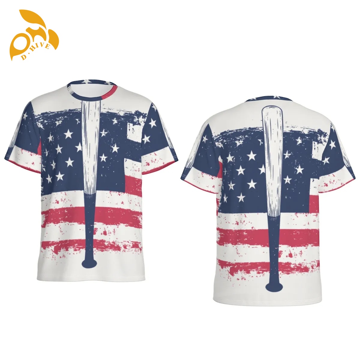 free shipping of customized fashionable All-Over Print Men's O-Neck Sports T-Shirt High-quality attractive popular classic