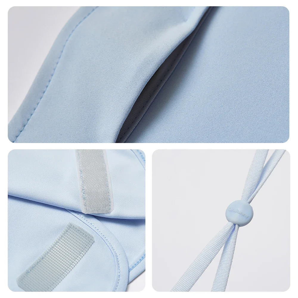 US Stock OhSunny Breathable Sun Protective Scarf Tech Fabric Washable Sunscreen Anti-UV Protection UPF50 for Beach Cycling 250624