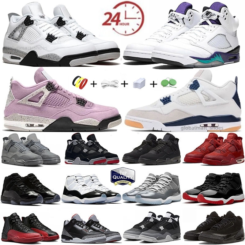3s 4s 9s 11s Basketball Shoes 5 Black Metallic Reimagined Sail 4 Military Black Cats Fear White Thunder Bred 9 cool grey lucku shorts Flu Game Men trainers Sneakers