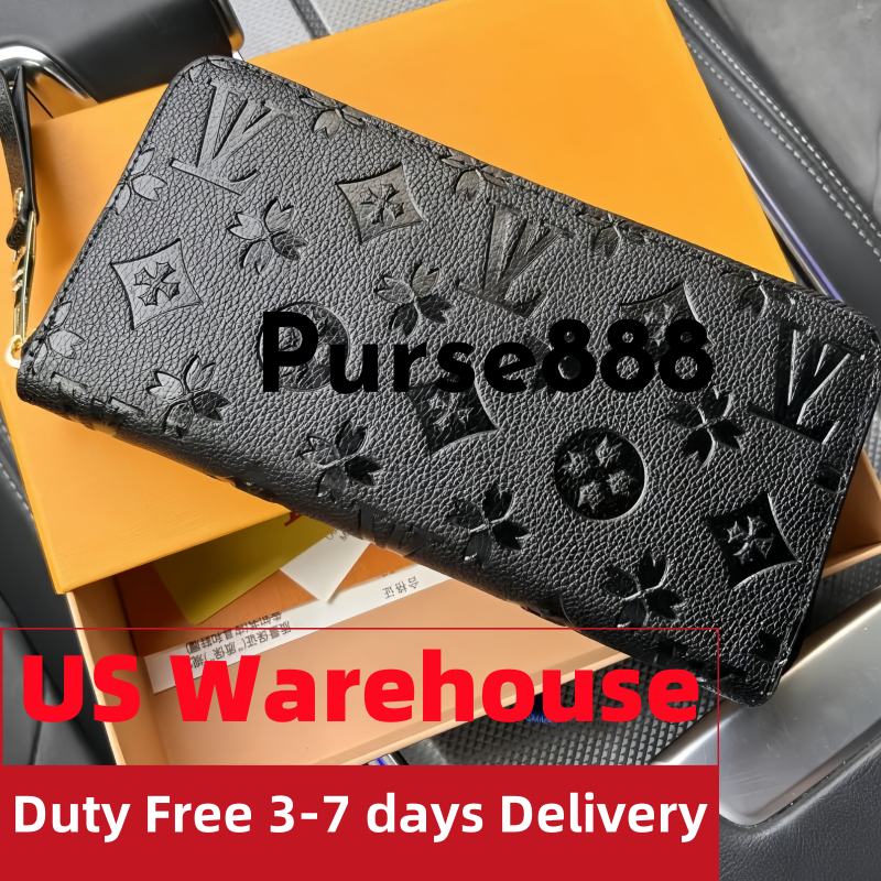 Designer Wallet Luxury Leather Wallets For Women Zipper Long Card Holder Coin Purses Womens Shows Exotic Clutch purse tote crossbody bags bag handbag With out box