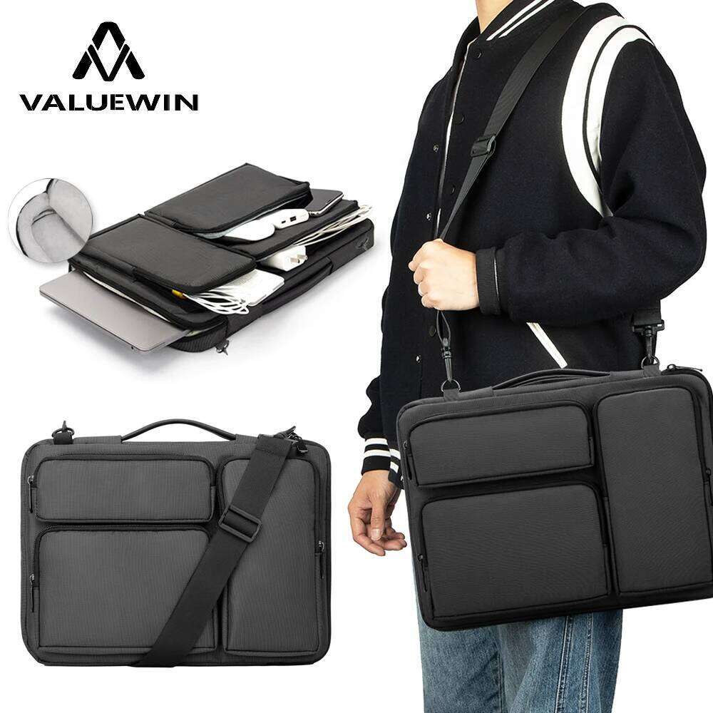 Laptop Notebook Shoulder Bag Book Air Pro Waterproof 14 15.6 Inch Computer Sleeve Pouch Handbag For Student Business