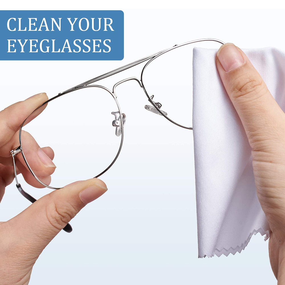 Microfiber Lens Cleaner Cloth for Sunglasses and Eyeglasses Accessory for Eyeglasses Care Products