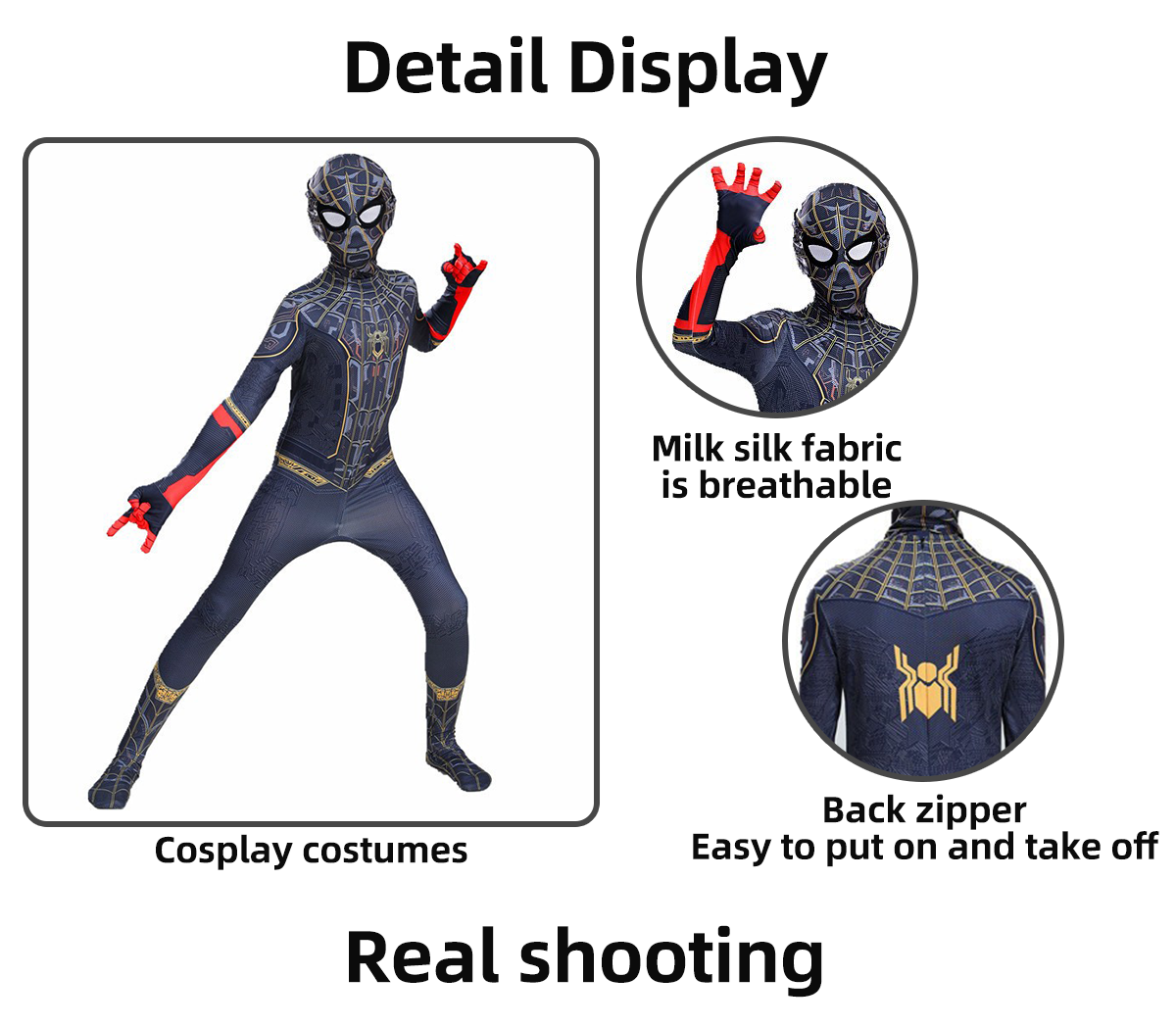 Anime-Inspired Childrens Movie Props Costume Heroic Ensemble Complete with Cloak
