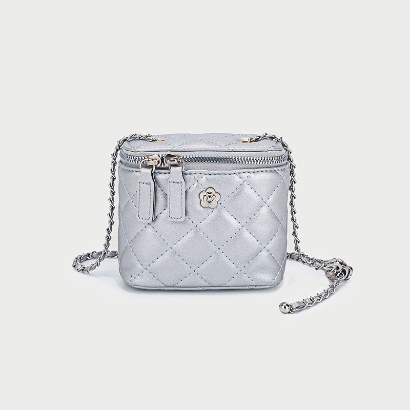 New Black and Gold Color Chain Camellia Quilted Women's Shoulder Crossbody Bag designer bags