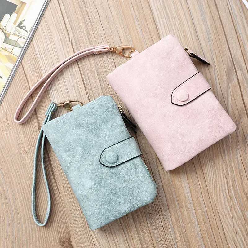 Leather Women Wallets Coin Pocket Hasp Card Holder Mey Bags Casual Lg Ladies Cluh Phe Purse 6 ColorsXJ250624