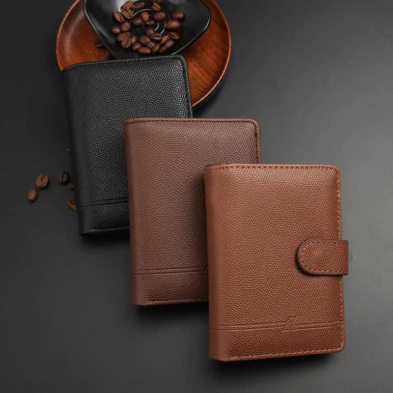Leather Wallet for Men RFID Blocking Wallet Extra Capacity with 2 ID Windows Slim Trifold Purse with Multi Card Slot Coin PocketXJ250624
