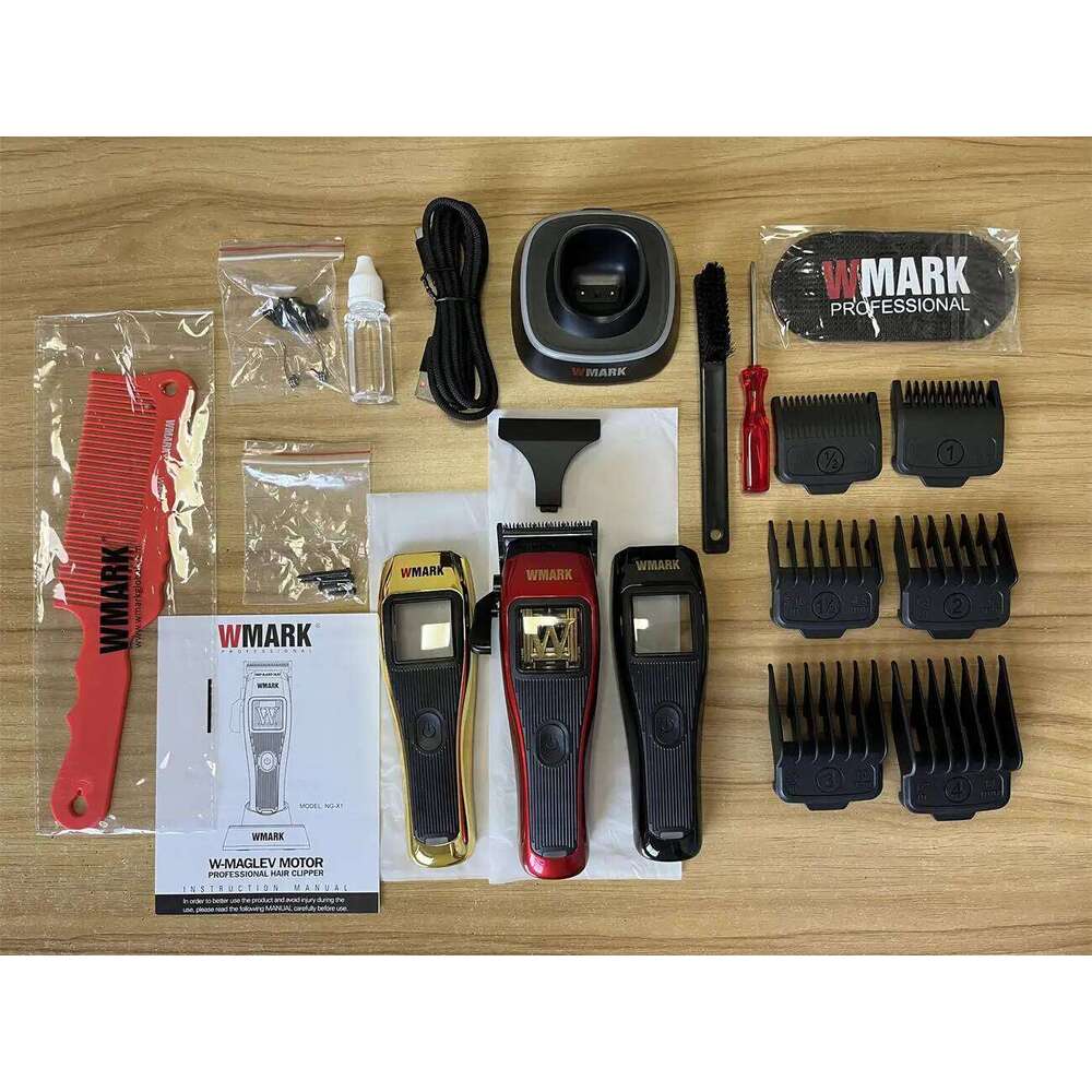 Newwmark Ng-X1 SET Rechargeable Clipper,10000Rpm, Hair Cutting,Vector MOTOR HAIR CLIPPER ,Dlc Fade Blade