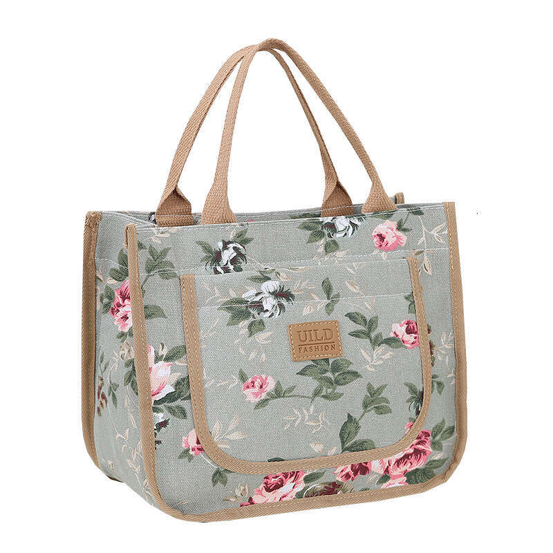 New Fashion Simple Handbag Ethnic Style Office Casual Portable Mommy Canvas Large Bag