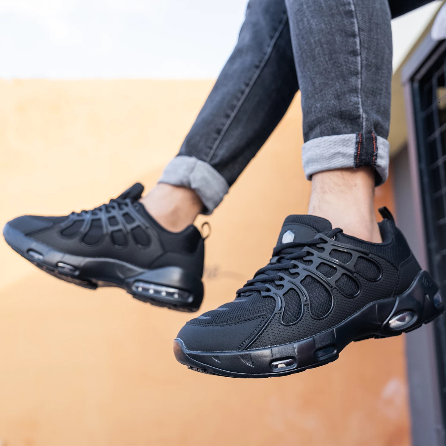 LARNMERN Mens Non Slip Chef Shoes Sports Shoe Casual Comfortable Walking Kitchen Breathable Air Cushion Wide Width Sneakers 250624