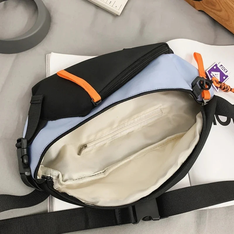 Chest Rig Bag Women Fanny Pack Streetwear Chest Bags Multi-function Unisex Nylon Hip Hop Waist Bag Phone Pocket Fanny Pack Men 250623