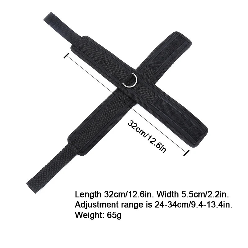 Black Nylon Sponge Cross Fixed Bdsm Handcuffs For Sex Toys For Woman Couples Bdsm Bondage Restraints Gear Sexy Accessories 250624