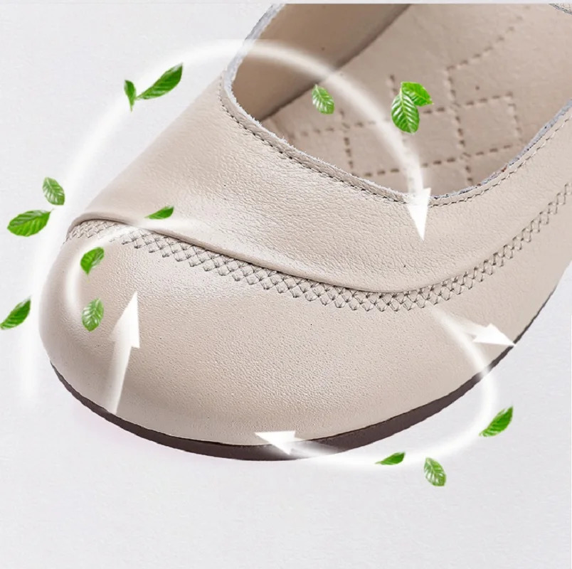 antique cow leather mary jane shoes womens small pressure pumps office ladies formal commute woman square low heels 250624