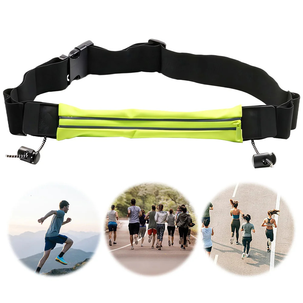 Running Belt Adjustable Runners Fanny Pack Phone Holder Waterproof Running Waist Bag Sports Waist Pack for Women Men 250624